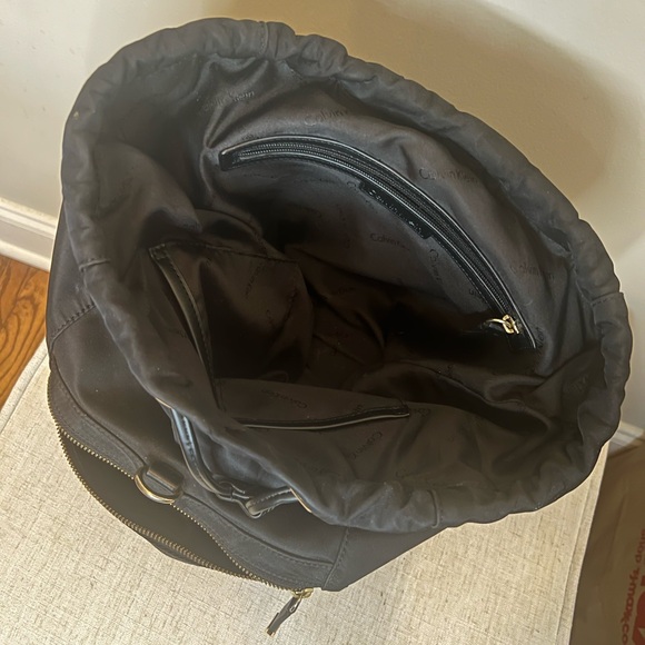 Calvin Klein Nylon Drawstring Backpack - Picture 5 of 7